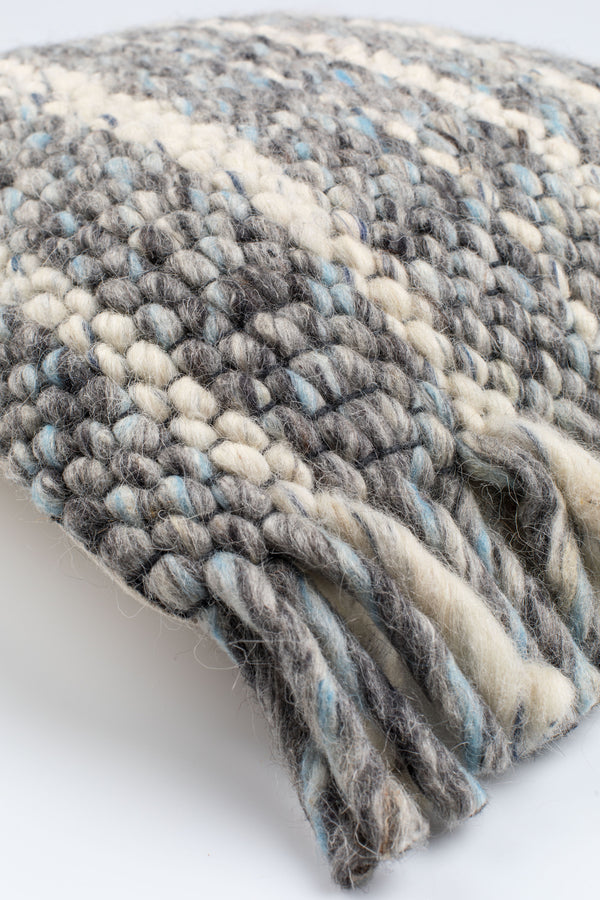Kussen Frills Grijs/Blauw (set van 6)