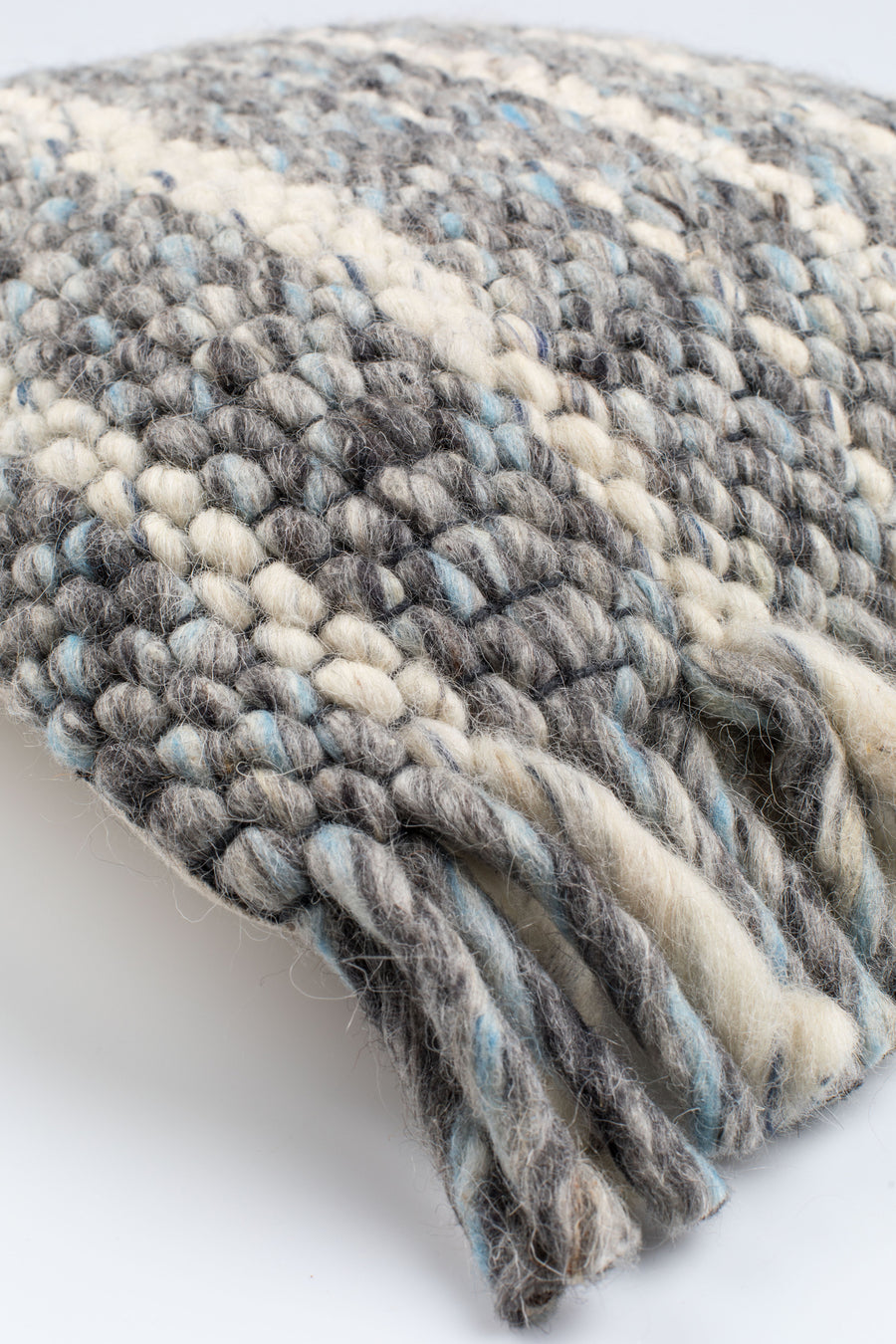 Kussen Frills Grijs/Blauw (set van 6)