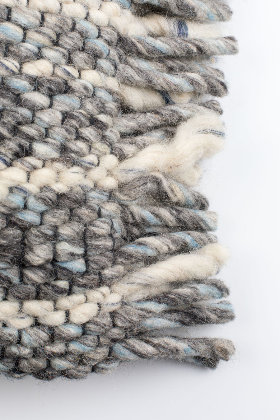 Kussen Frills Grijs/Blauw (set van 6)