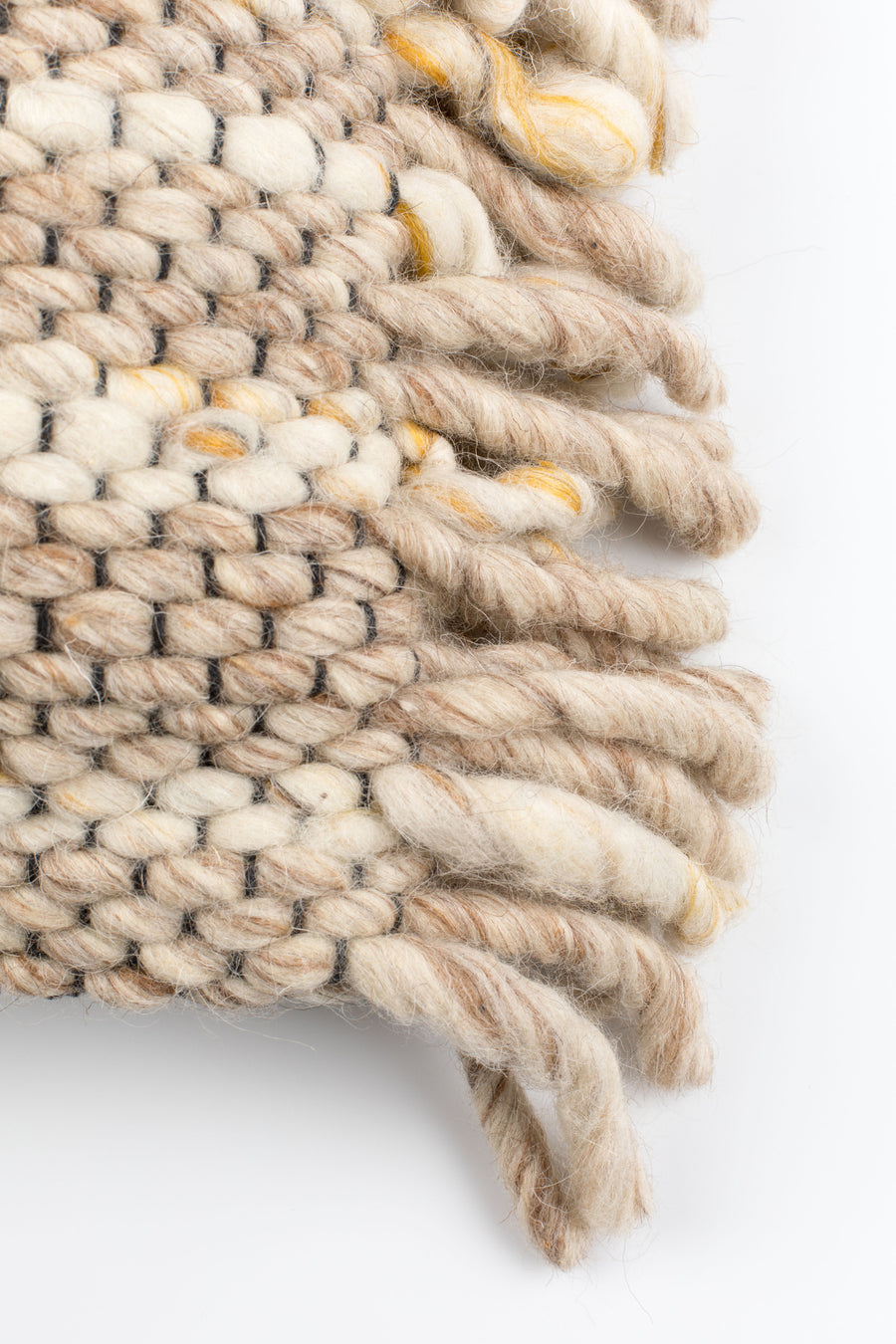 Kussen Frills Beige/Geel (set van 6)