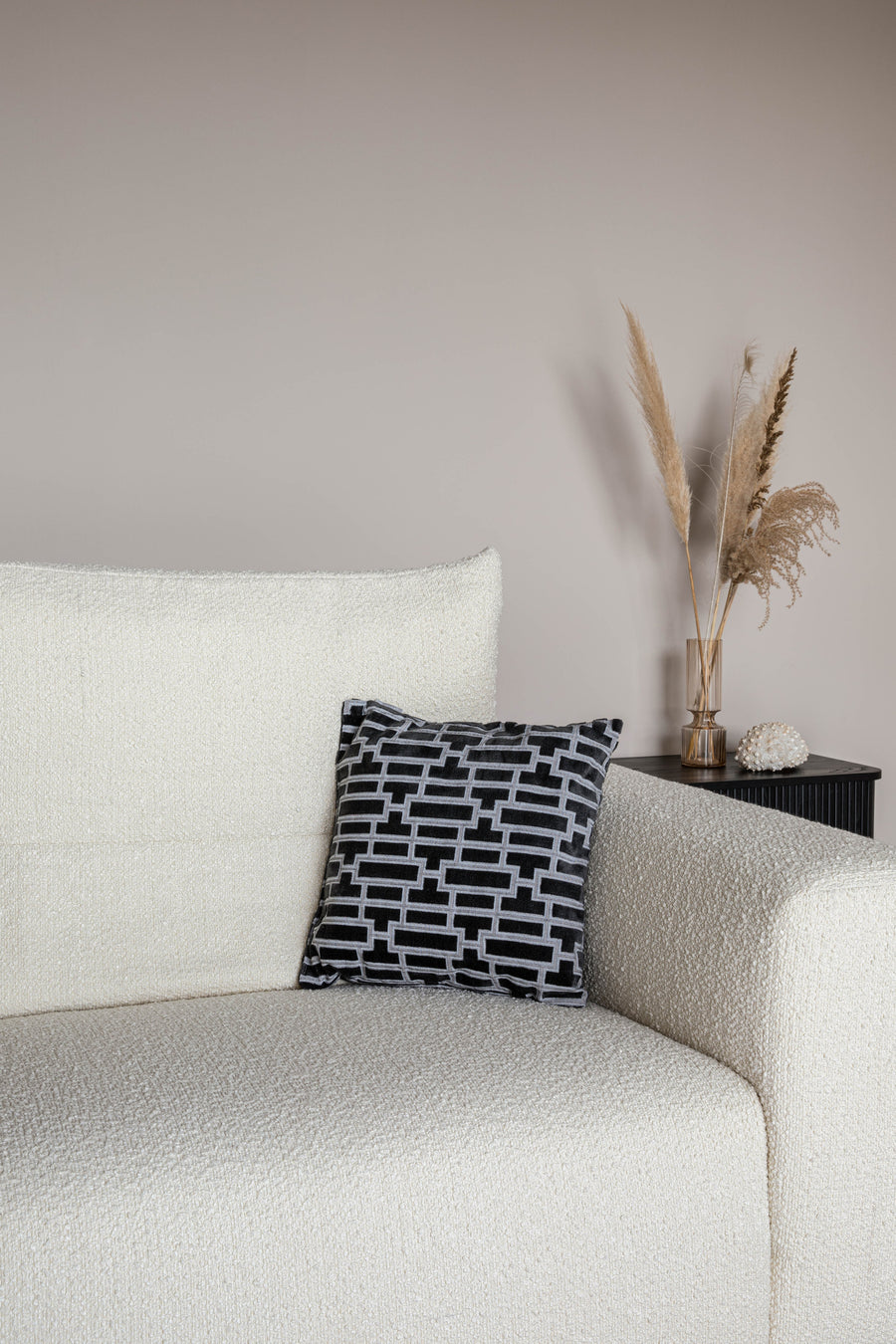 Kussen Scape Denim Zwart 45x45 (set van 6)