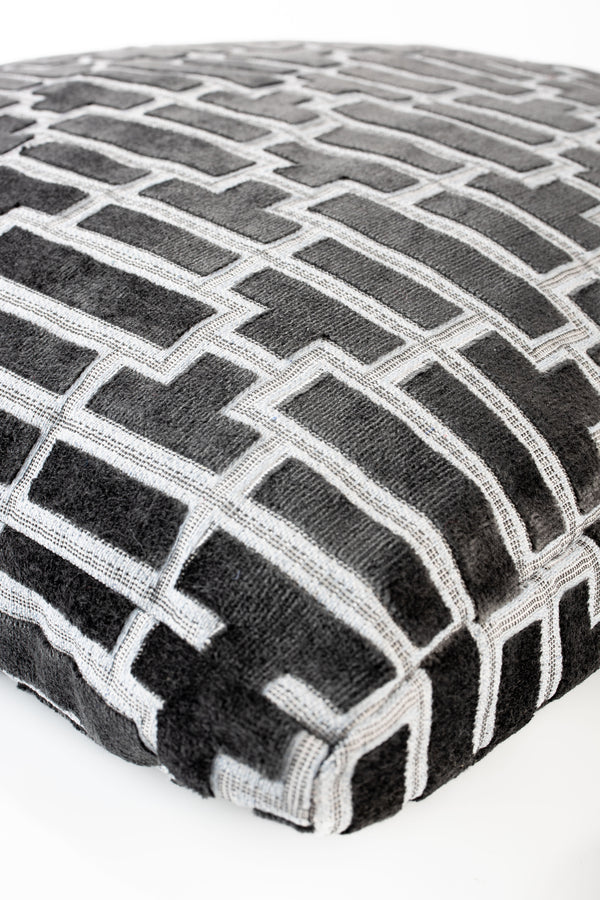 Scape kussen 55x55 denim zwart (set of 3)