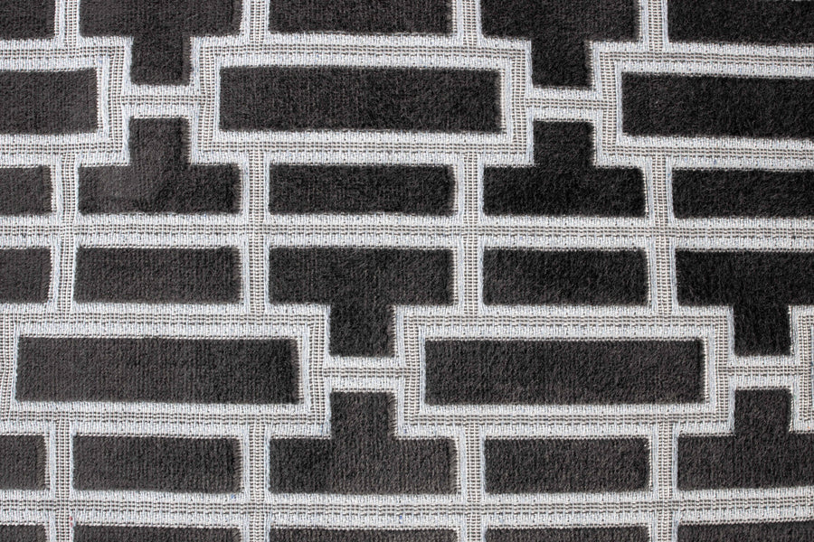 Scape kussen 55x55 denim zwart (set of 3)