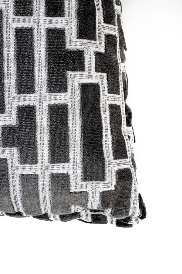 Scape kussen 55x55 denim zwart (set of 3)