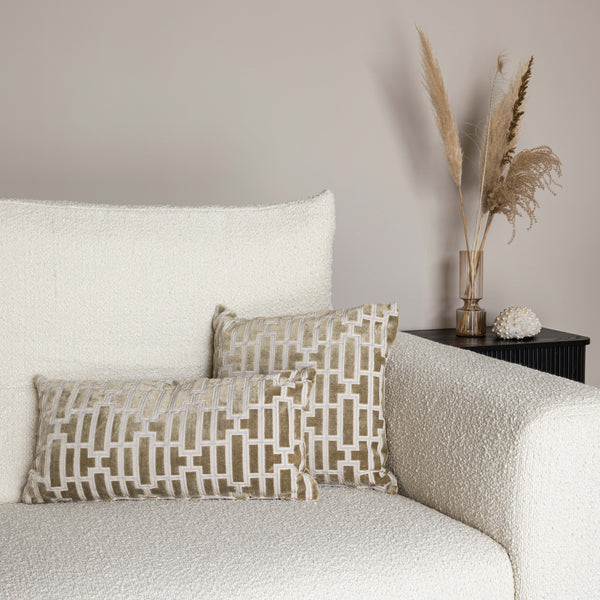 Kussen Scape Naturel Champagne 60x30 (set van 6)