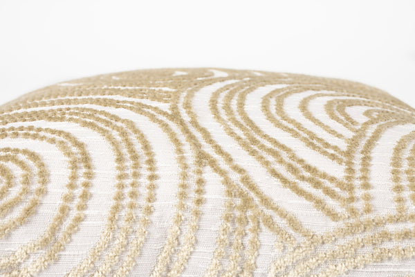 Kussen Rings Naturel Champagne (set van 6)