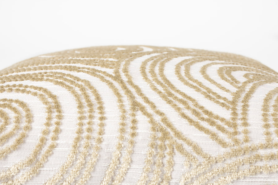 Kussen Rings Naturel Champagne (set van 6)