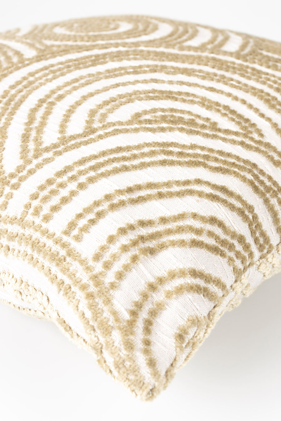 Kussen Rings Naturel Champagne (set van 6)