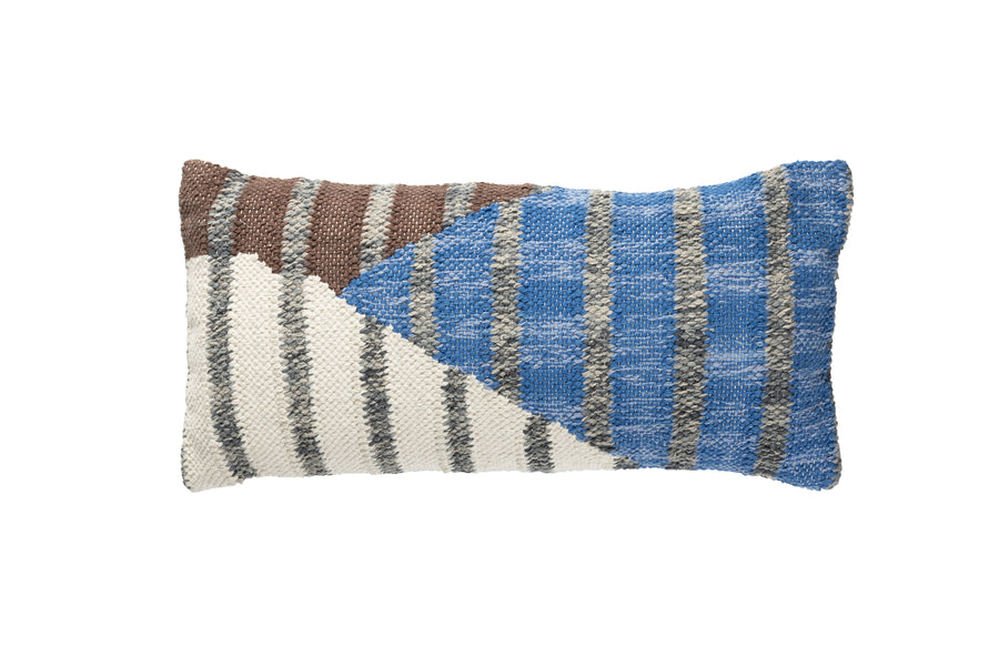 Kussen Hampton 60x30 Blauw (set van 6)