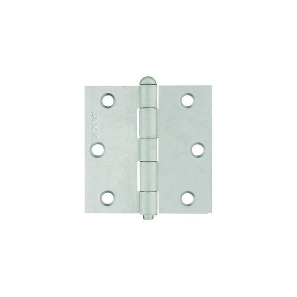 Ongelagerd scharnier/76x76x2.0/rechthoek/RVS gestraald
