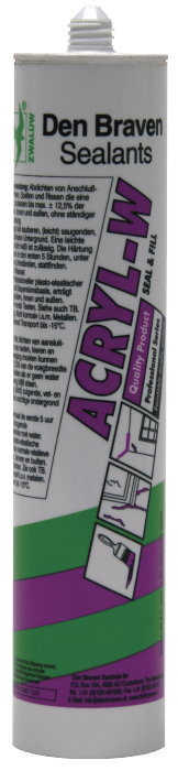 Zw Acryl-w Binnen/buiten 310ml Grijs