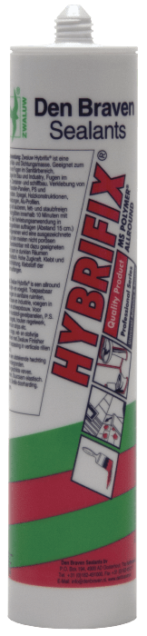 Zw Hybrifix Koker Zwart 290ml