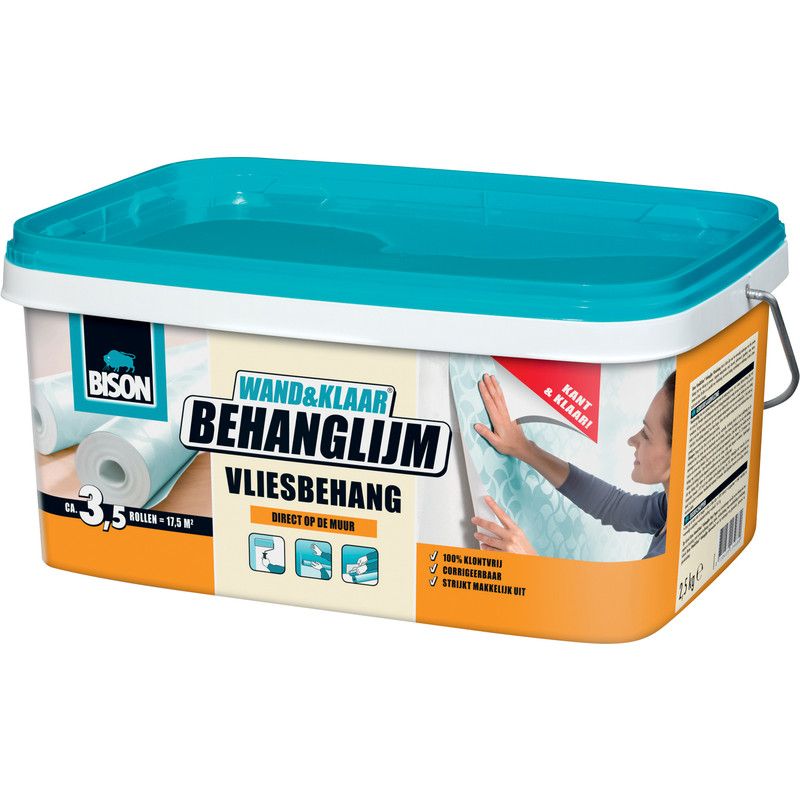 Bs Behanglijm Wand&klaar 2.5kg Vlies