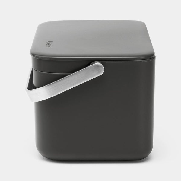 Aanrecht afvalbakje dark grey