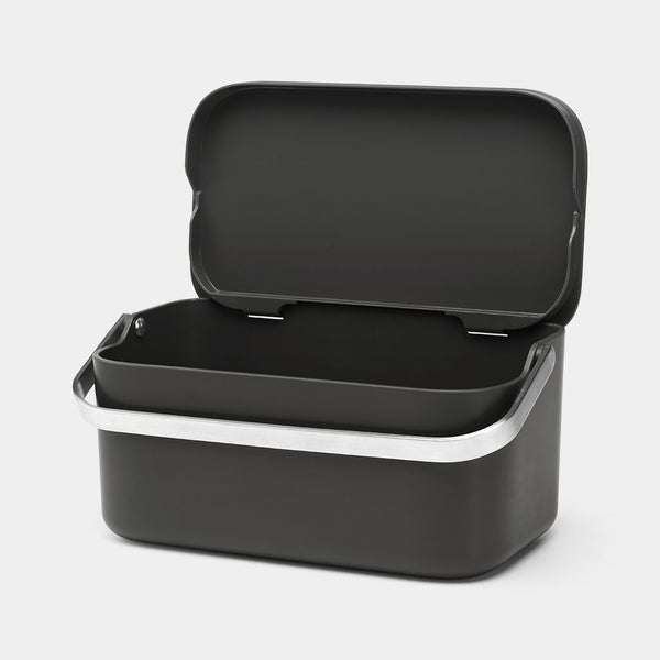 Aanrecht afvalbakje dark grey