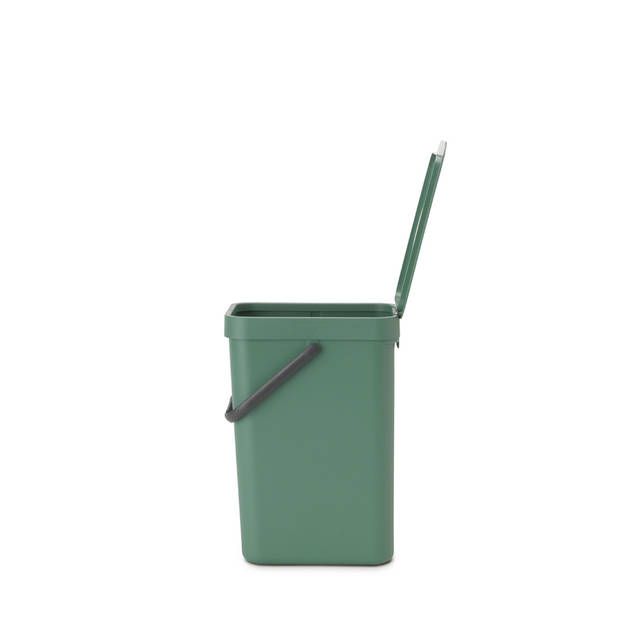 Afvalemmer Sort & Go 12 ltr, Fir Green