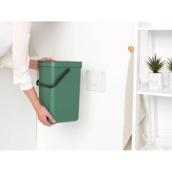 Afvalemmer Sort & Go 12 ltr, Fir Green