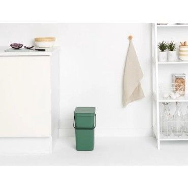 Afvalemmer Sort & Go 12 ltr, Fir Green