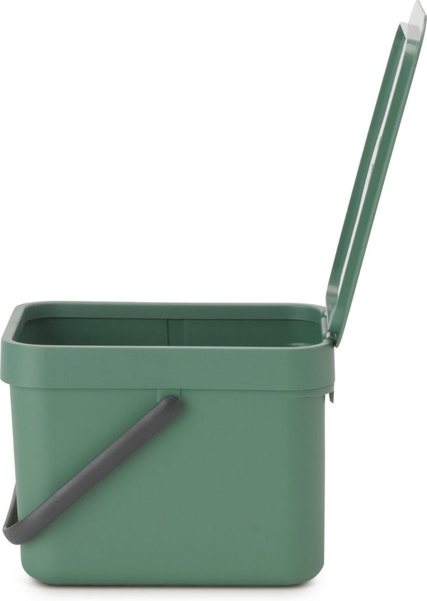 Afvalemmer Sort & Go 6 ltr, Fir Green