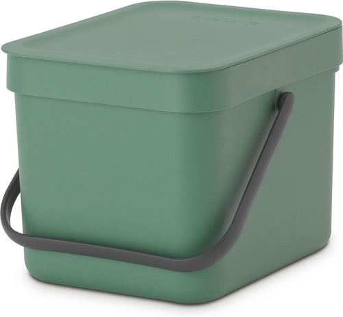 Afvalemmer Sort & Go 6 ltr, Fir Green
