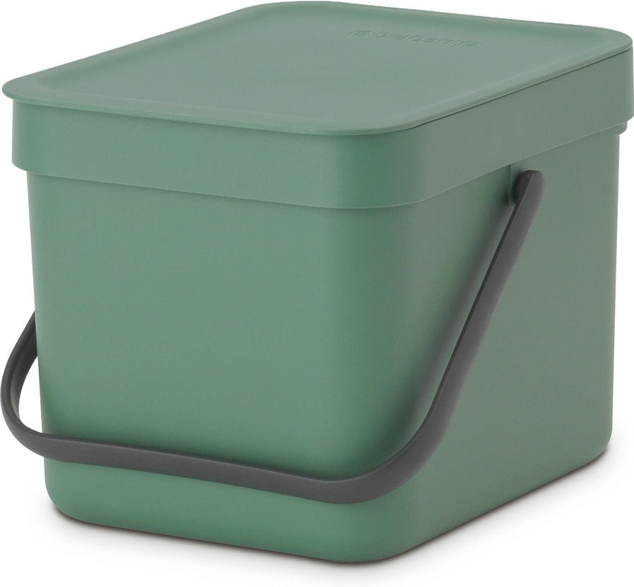 Afvalemmer Sort & Go 6 ltr, Fir Green