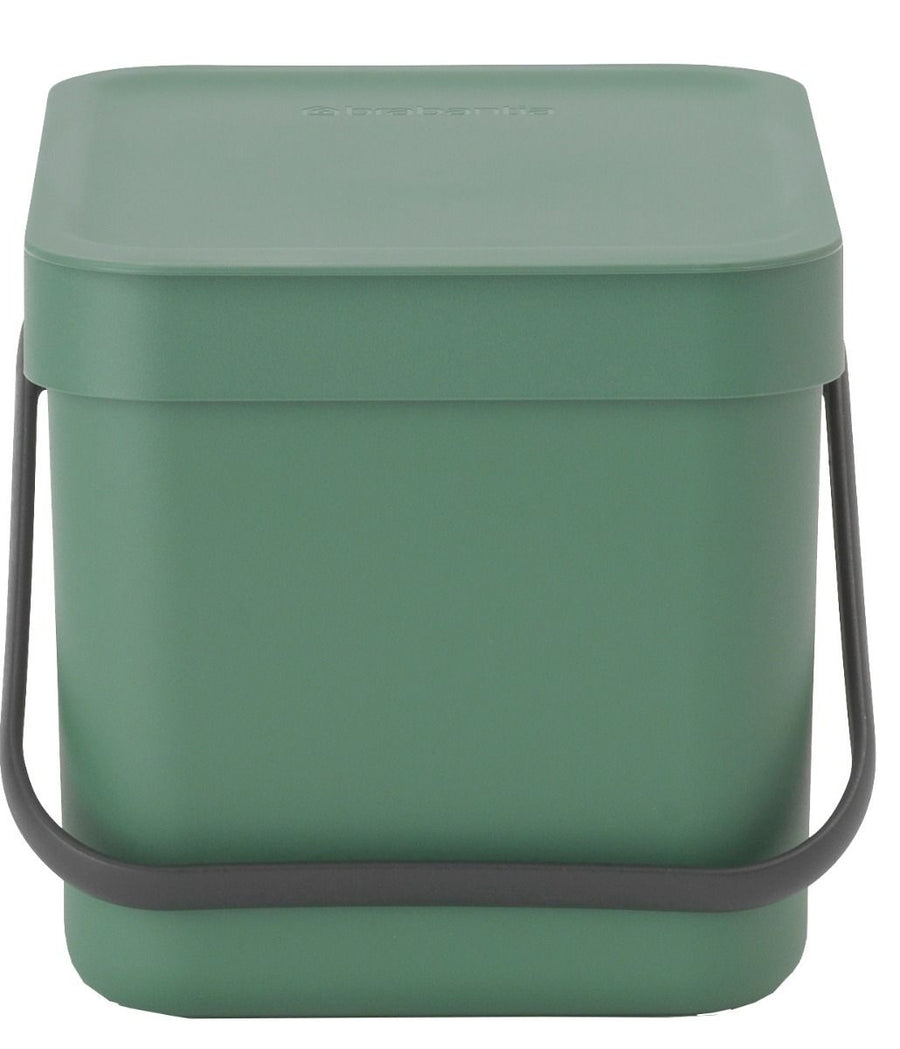 Afvalemmer Sort & Go 6 ltr, Fir Green