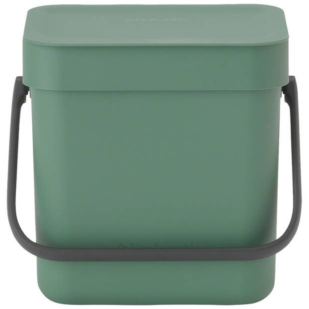 Afvalemmer Sort & Go 3 ltr, Fir Green