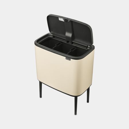 Bo Touch Bin 3x11 ltr, Soft Beige