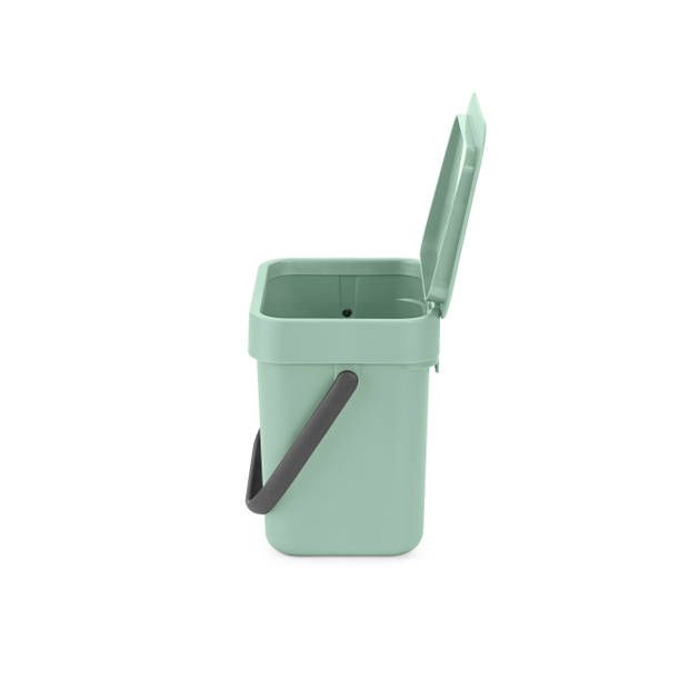 Afvalemmer Sort & Go 3 ltr, Jade Green