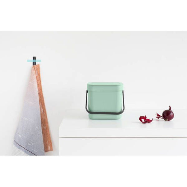 Afvalemmer Sort & Go 3 ltr, Jade Green