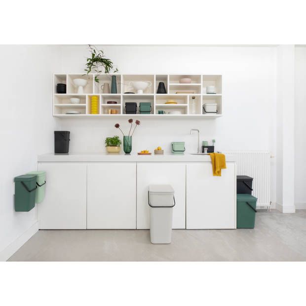 Afvalemmer Sort & Go 3 ltr, Jade Green