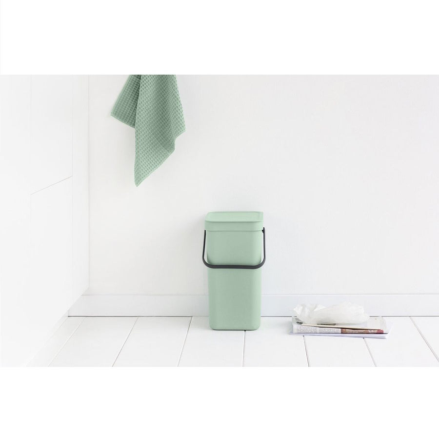 Afvalemmer Sort & Go 12 ltr, Jade Green