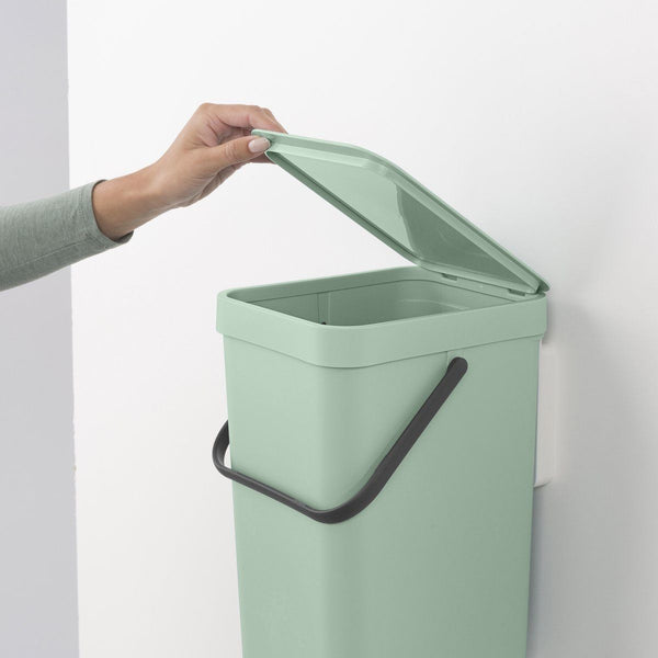 Afvalemmer Sort & Go 12 ltr, Jade Green