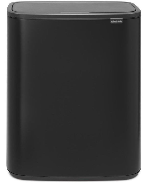 Bo Touch Bin 2x30 ltr, Brabantia Matt Black