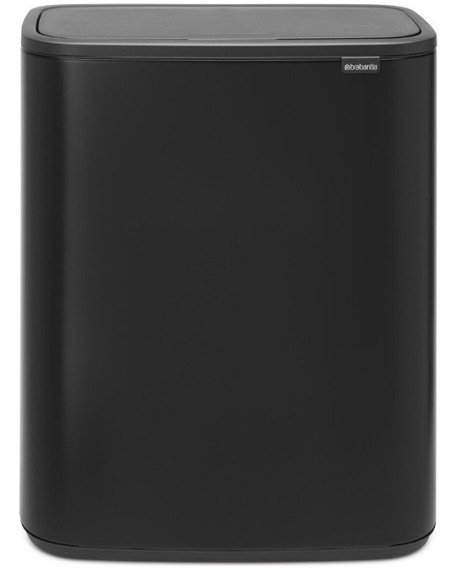 Bo Touch Bin 2x30 ltr, Brabantia Matt Black