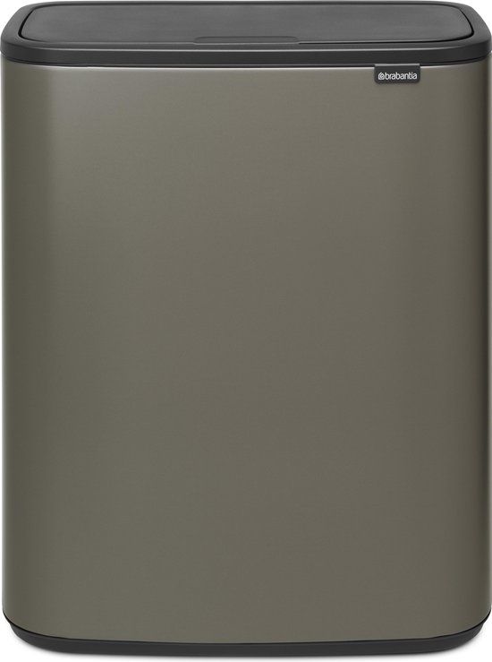 Bo Touch Bin 2x30 ltr, Platinum Platinum