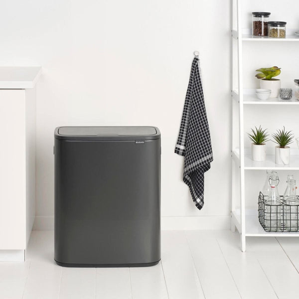 Bo Touch Bin 2x30 ltr  Confident Grey