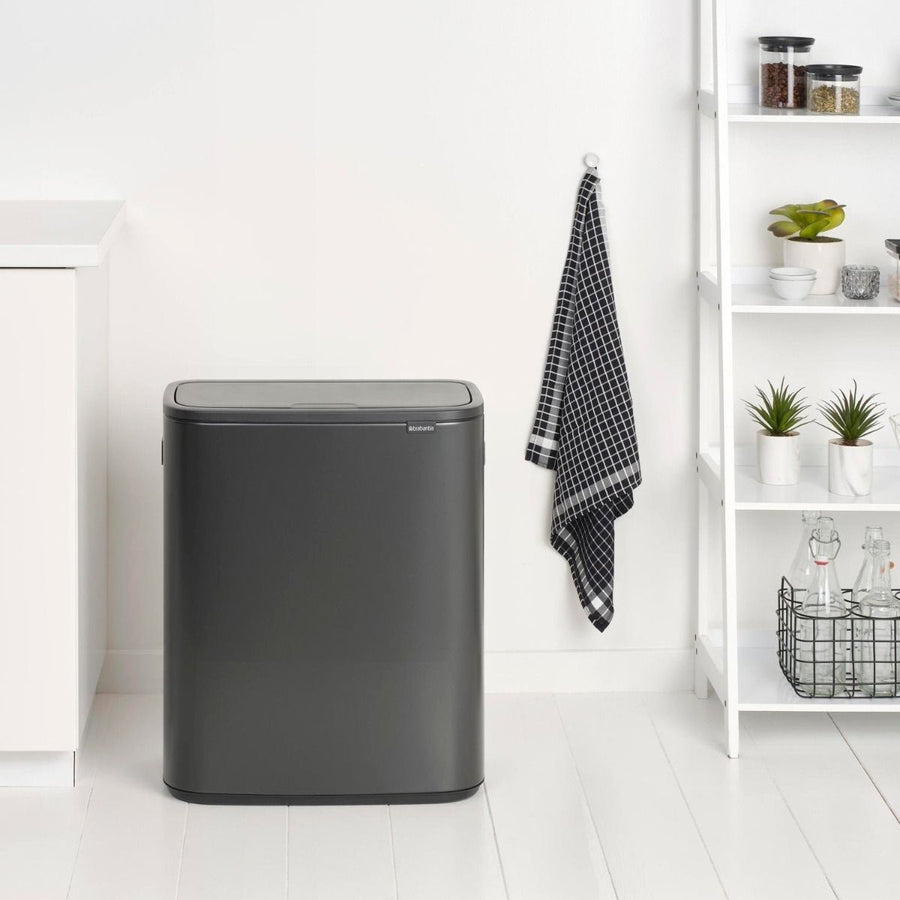 Bo Touch Bin 2x30 ltr  Confident Grey