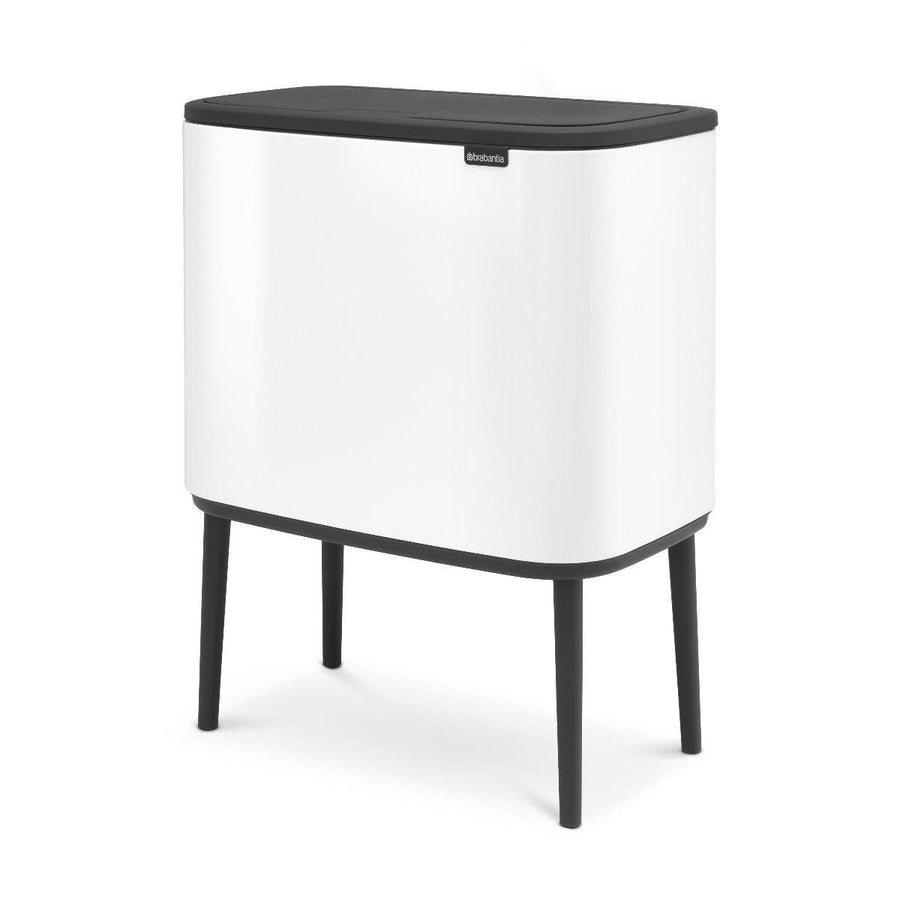 Bo Touch Bin 11+23 ltr, White