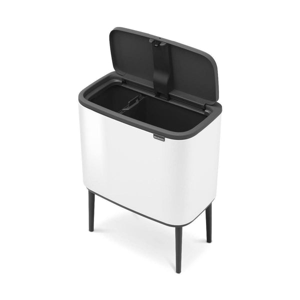 Bo Touch Bin 11+23 ltr, White