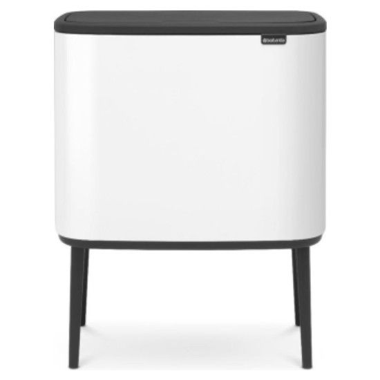 Bo Touch Bin 11+23 ltr, White