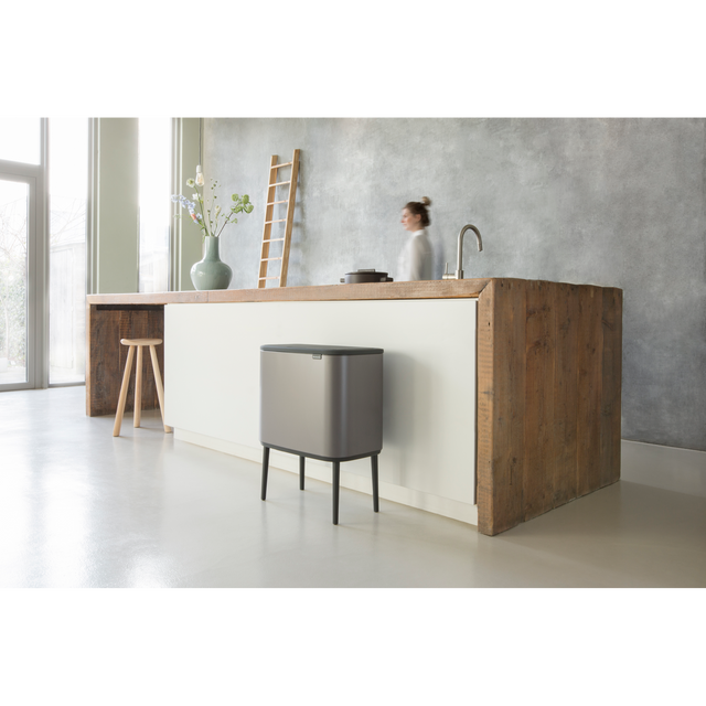 Bo Touch Bin 3 x 11 liter platinum
