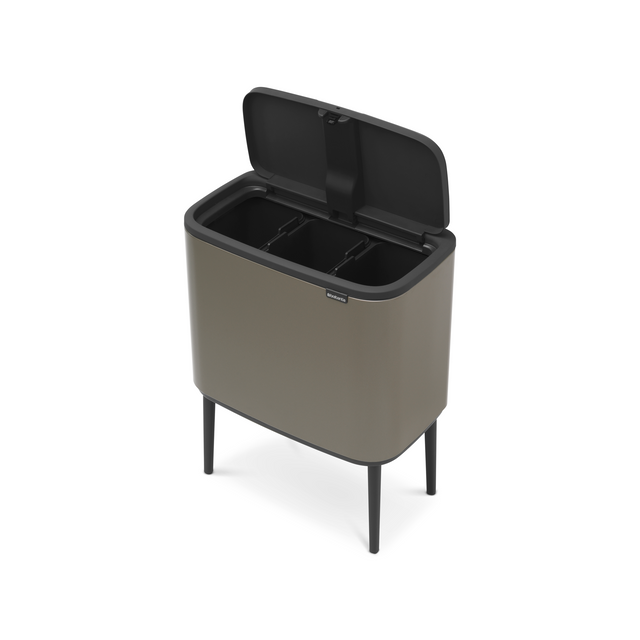 Bo Touch Bin 3 x 11 liter platinum