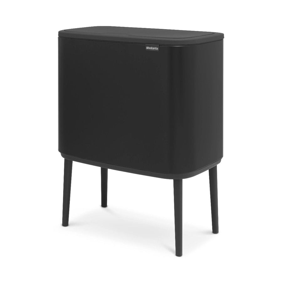 Bo Touch Bin 11+23 ltr, Matt Black