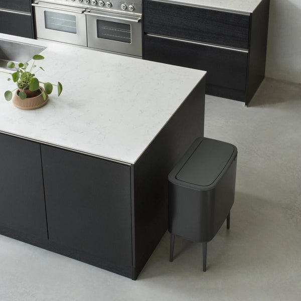 Bo Touch Bin 11+23 ltr, Matt Black