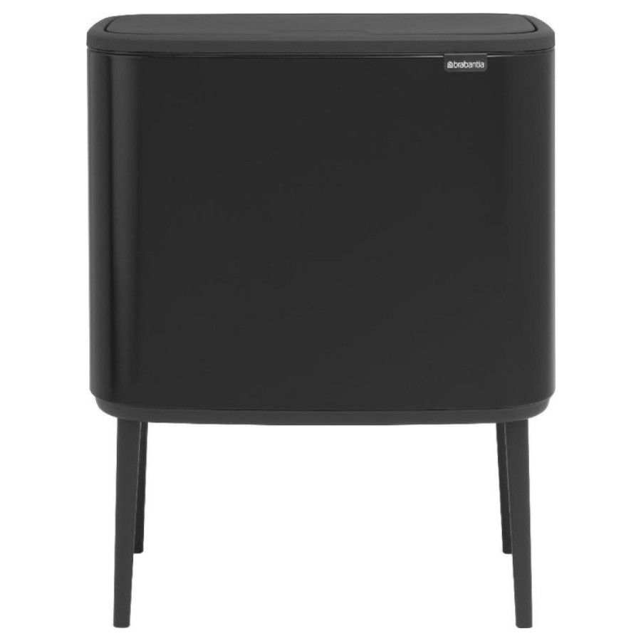 Bo Touch Bin 11+23 ltr, Matt Black