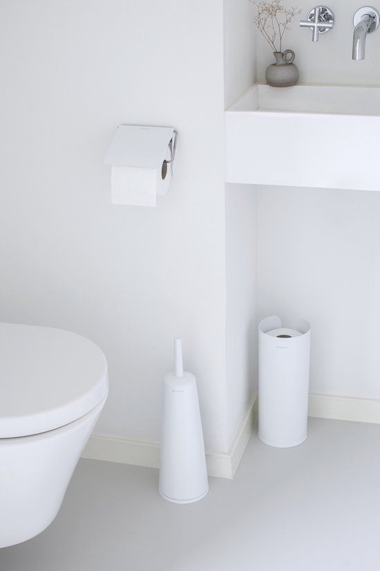 Toiletrolhouder met klep