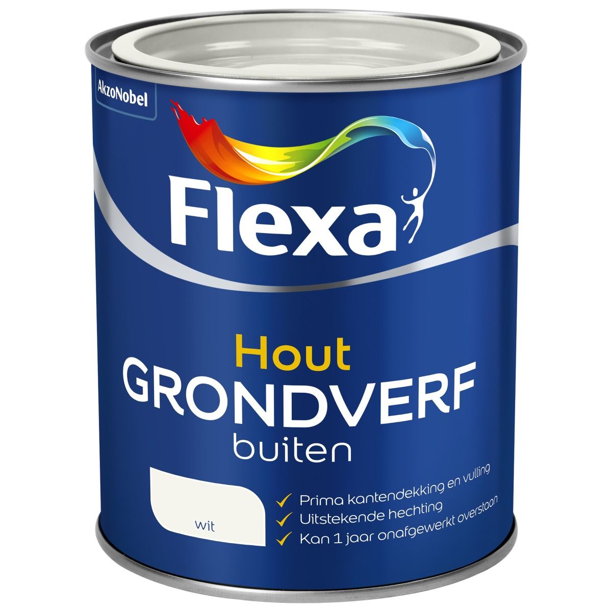 Fl Grondverf Voor Buiten Wit 750ml