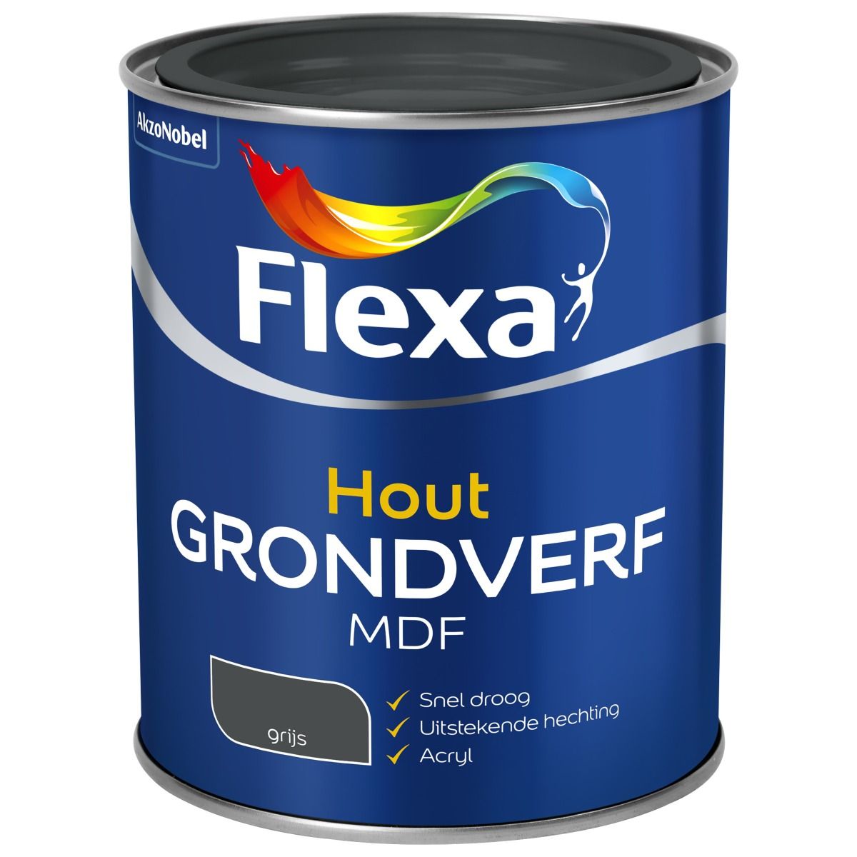 Fl Mdf Grondverf Grijs 750ml