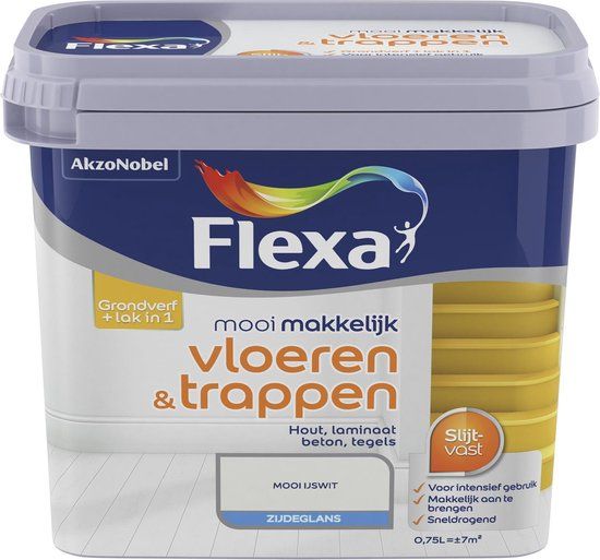Fl Mm Vloer&trap M Ijswit 750ml